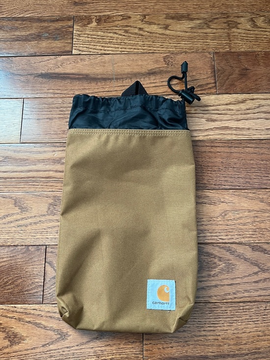 Carhartt Other - Carhartt Parcel Tan and Black Drawstring Utility Pouch